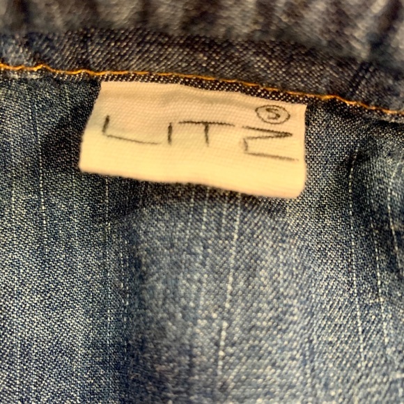 LITZ Women’s Denim Jacket/ Shirt Long Sleeve - Picture 7 of 9